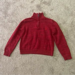 Boys Mock-neck Half zip Chaps Ralph Lauren Sweater